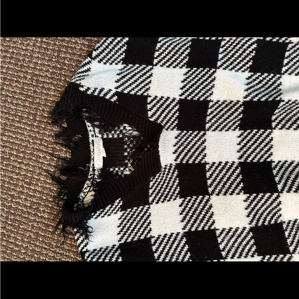 Black and White Sweater
